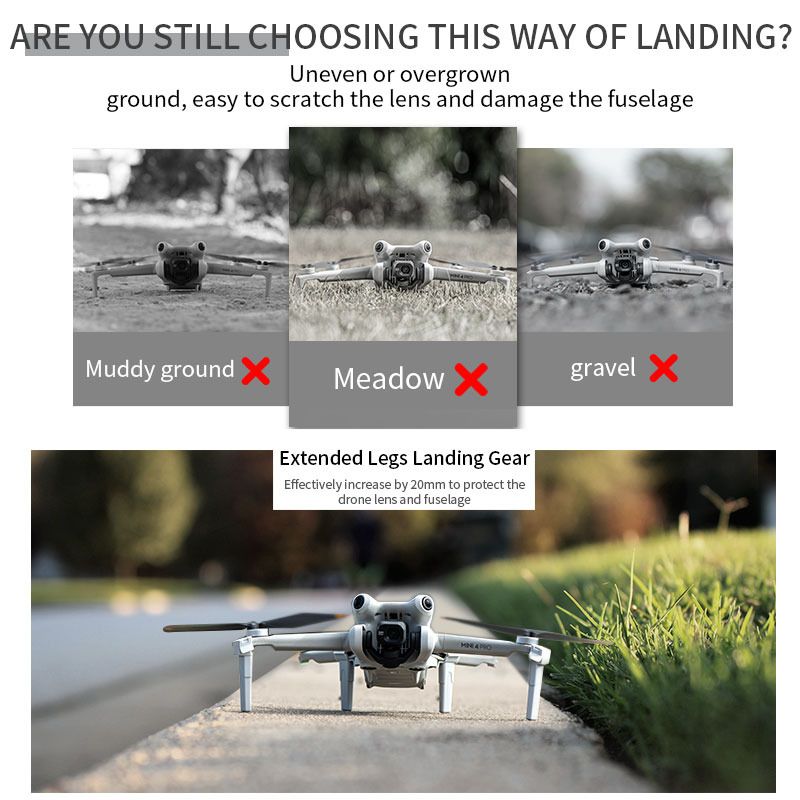 STARTRC Landing Gear Extensions for DJI Mini 4 Pro