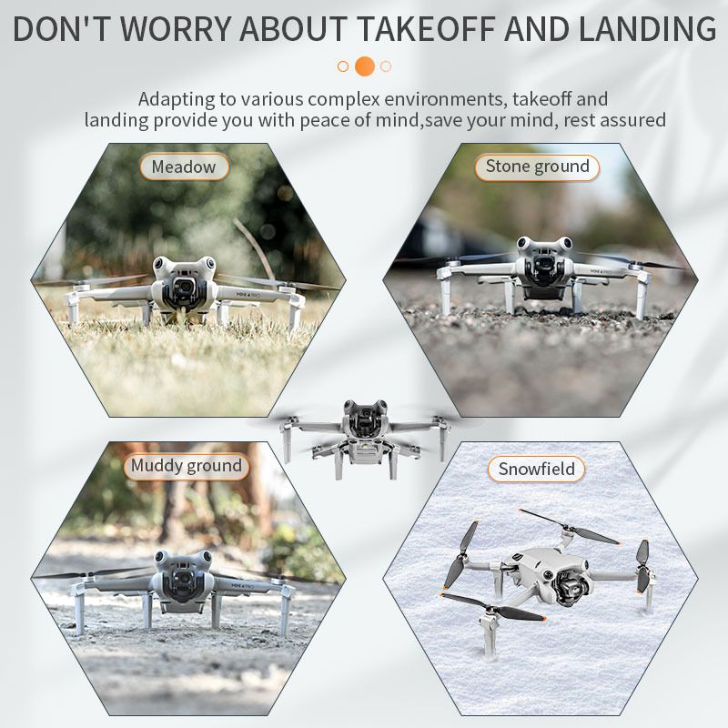 STARTRC Landing Gear Extensions for DJI Mini 4 Pro