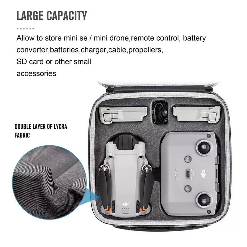 STARTRC Storage Case for DJI Mini 3 Pro (RC-N1 Remote)(Grey)