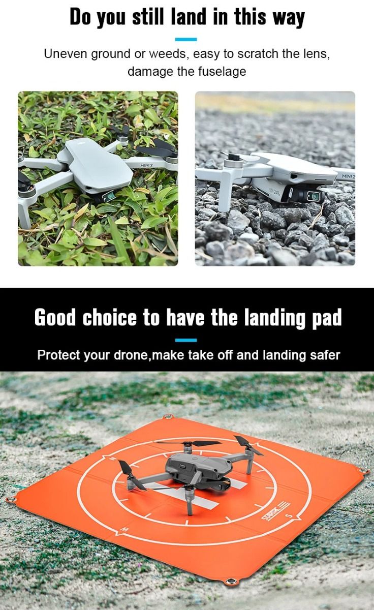 STARTRC Square PVC Drone Landing Pad (65x65cm)