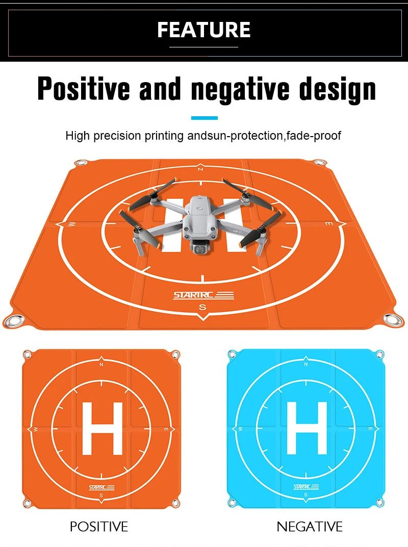 STARTRC Square PVC Drone Landing Pad (65x65cm)