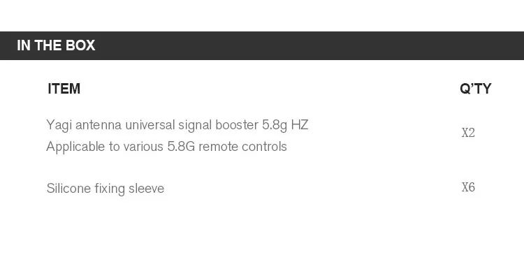 STARTRC Universal 5.8Ghz Yagi-Uda Antenna