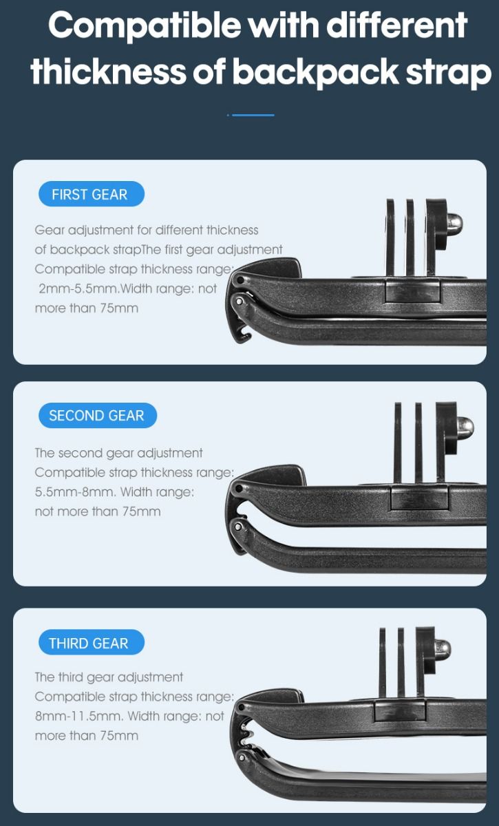 STARTRC Universal  Backpack  Clip for Action Cameras