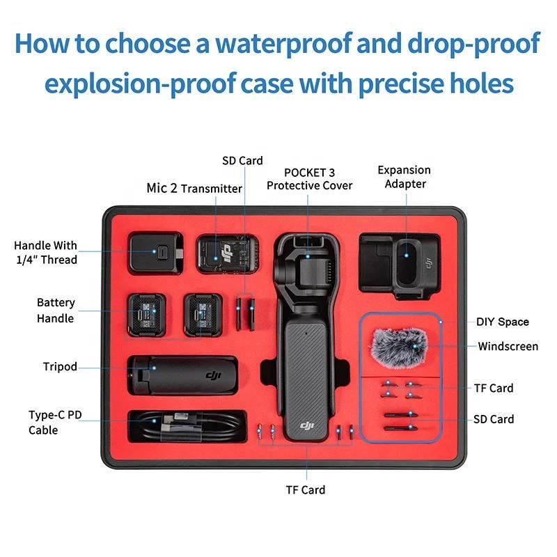 STARTRC Waterproof Hard Case for DJI Osmo Pocket 3