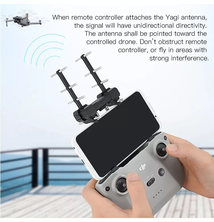 STARTRC 2.4Ghz Yagi-Uda Antenna Signal Booster for DJI RC-N1 Remote Controller