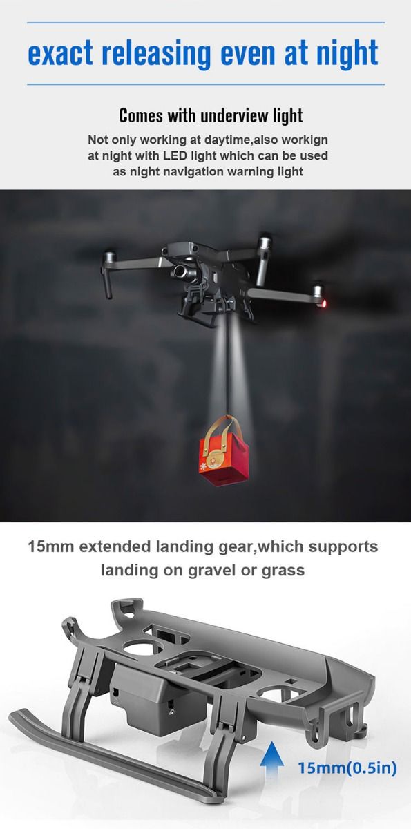 STARTRC Air-Dropping System with Landing Gear for DJI Mavic 2 Pro/Zoom