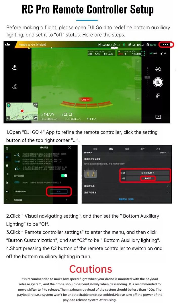 STARTRC Air Dropping System for DJI Mavic 3 / Mavic 3 Classic