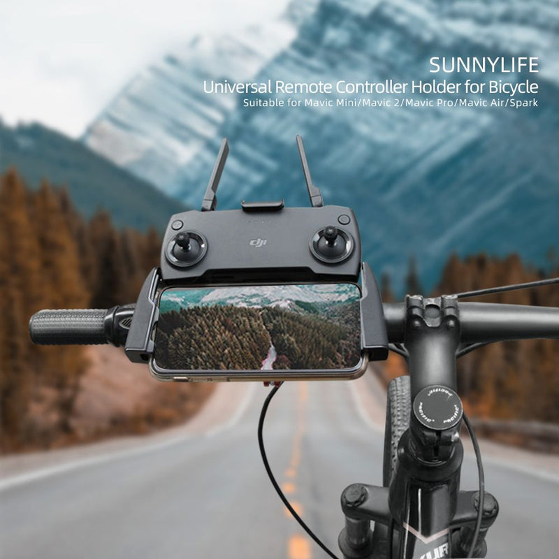 Sunnylife Bicycle Clamp and Holder for Mavic 2/Mini/Air/Pro Remote Controller