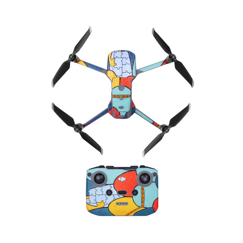 Sunnylife Protective PVC Stickers Skin for Mavic Air 2 (Colourful Eggs)