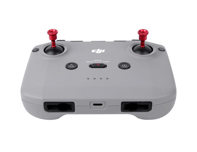 Sunnylife CNC Aluminum Alloy Joysticks for Mavic AIR 2 Remote Controller (Red)