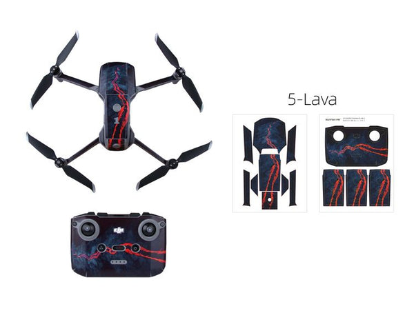 Sunnylife Protective PVC Stickers Skin for Mavic Air 2 (Lava)