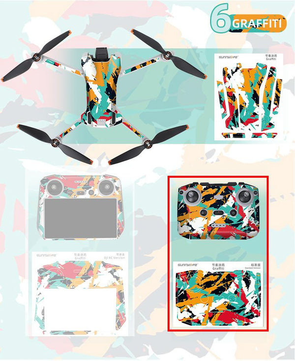 Sunnylife Skin Sticker for Mini 3 (Drone+RC-N1 Remote) Graffiti