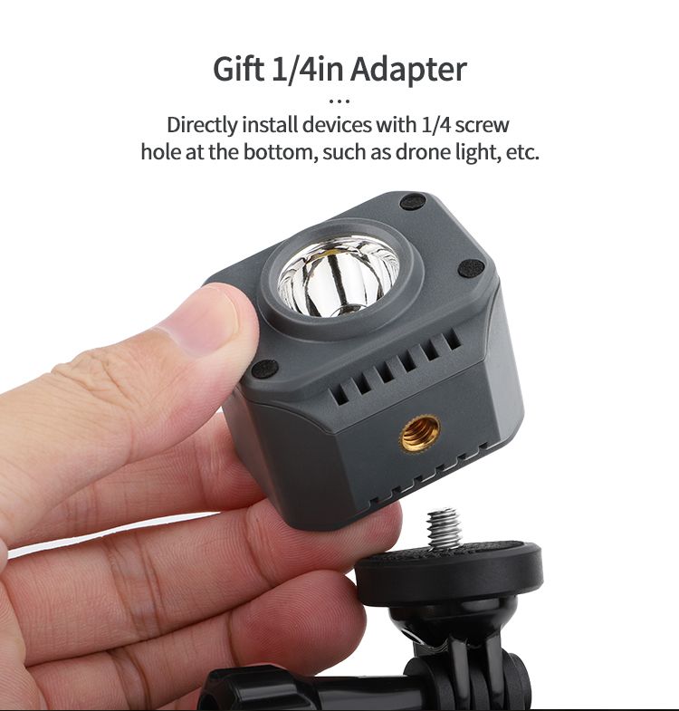 Sunnylife Multi-functional Sports Camera Adapter Mount for DJI Avata