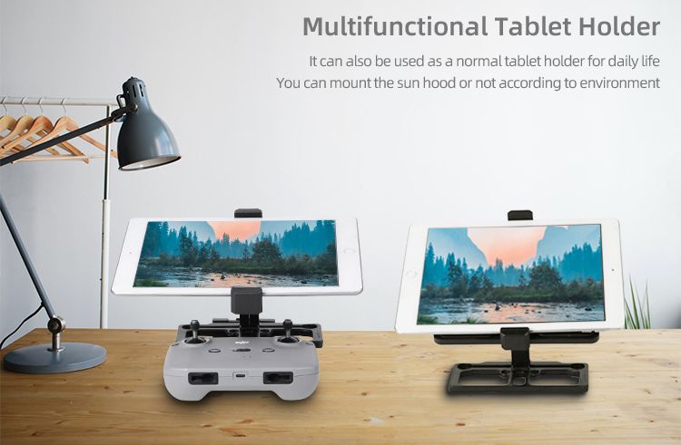 Sunnylife Tablet Holder and Sun Hood for Mini 2/Mavic Air 2/Mini/Pro/2/Air/Spark