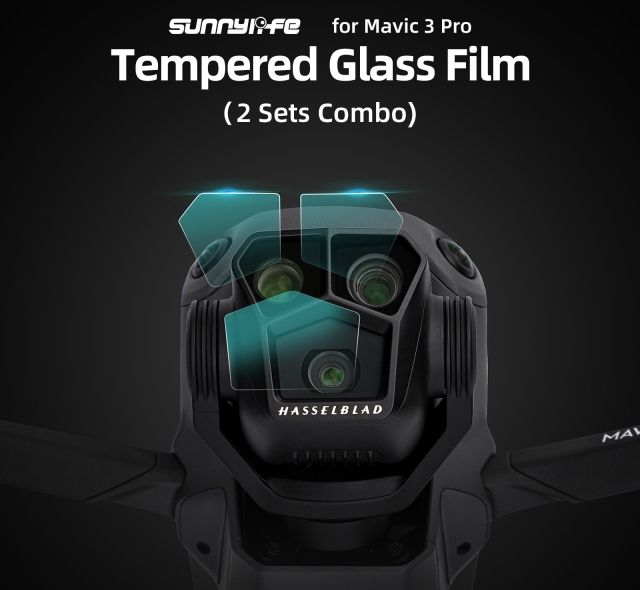 Sunnylife Tempered Glass Film for Mavic 3 Pro (2 Sets Combo)