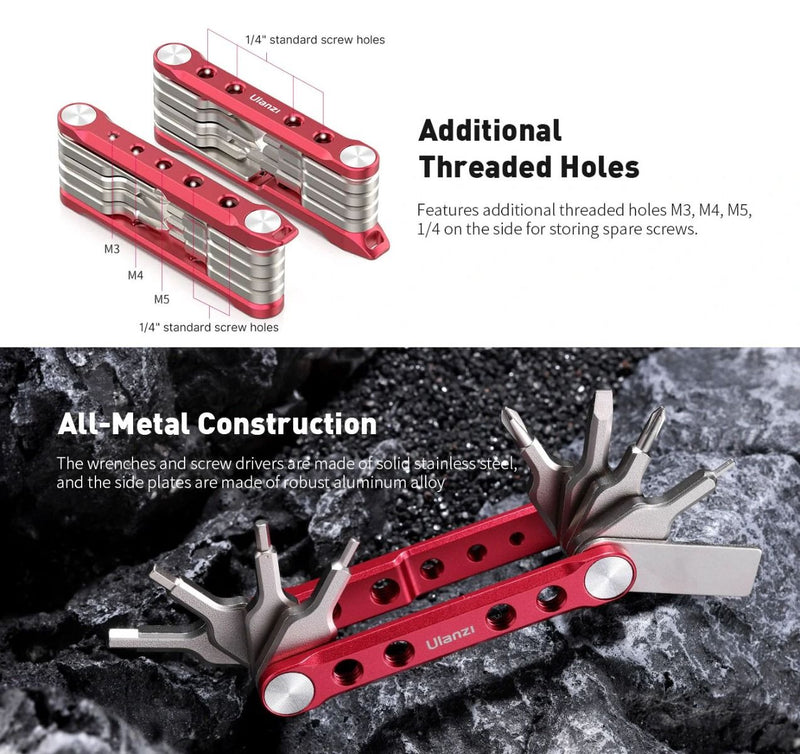 Ulanzi Folding Tool Set with Screwdrivers and Wrenches C035GBB2