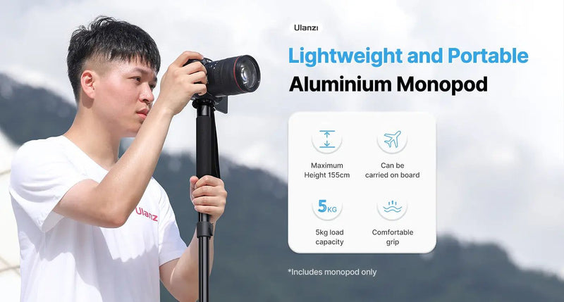 Ulanzi MT-75 61" Portable Aluminium Monopod T049GBB1