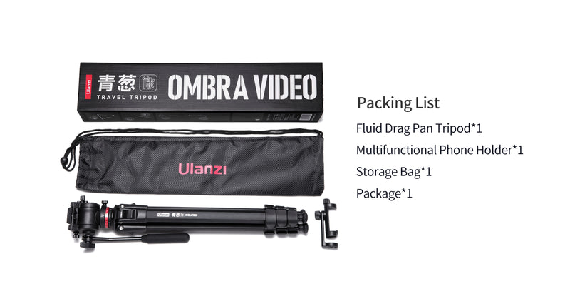 Ulanzi Ombra XIANG Video Travel Tripod 3030