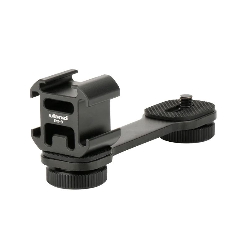 Ulanzi PT-3 Gimbal Microphone Extension 3 Cold Shoe Mounts