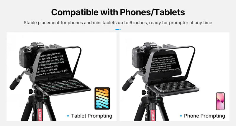 Ulanzi RT02 Universal Teleprompter for Tablets and Smartphones