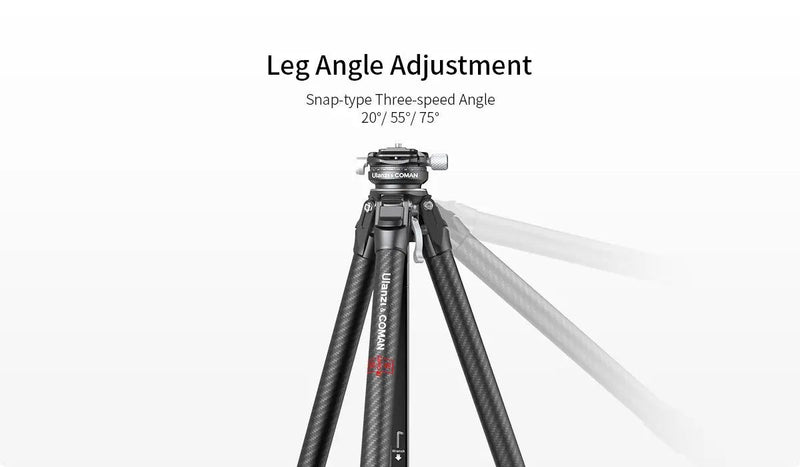 Ulanzi Zero-Y Carbon Fiber Lightweight Travel Tripod