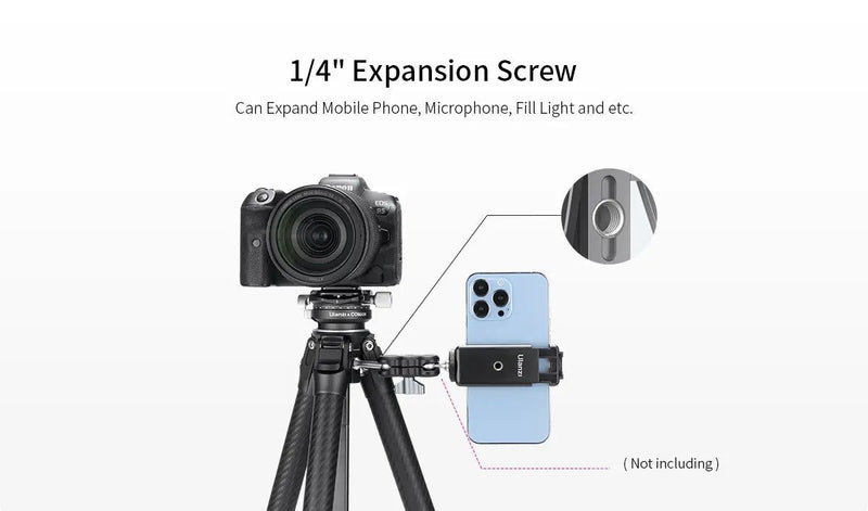 Ulanzi Zero-Y Carbon Fiber Lightweight Travel Tripod